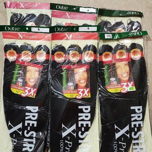 X-Pression Pre-stretched Pre-layered Braid Hair Extensions 52 Inch